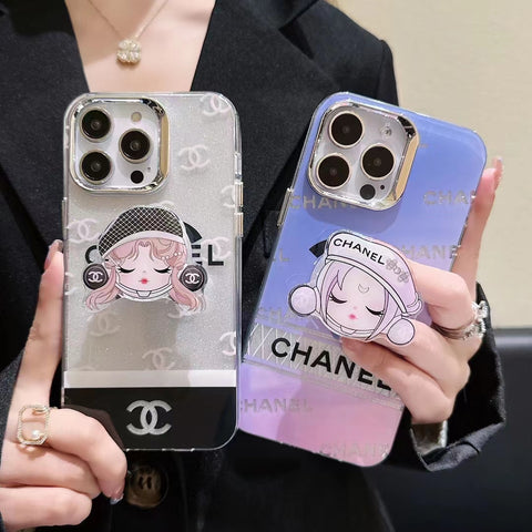 New Fashion Cartoon holder phone case for iPhone