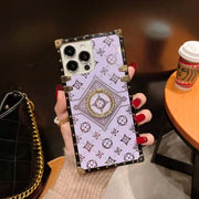 New Diamond-studded square phone case For Samsung