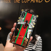 Bee square mirror phone case