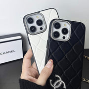 Luxury soft leather phone case for iphone