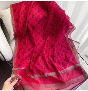 New Fashion Silk Wool Blended All-match Shawl Scarf