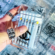 Transparent cigarette case