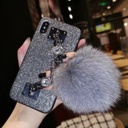 Anti-drop Fur Ball Phone Case