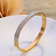 Bracelet wind rose gold full diamond