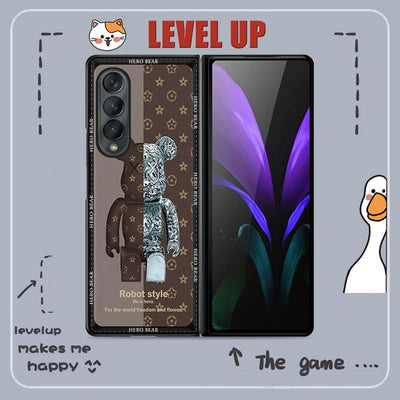 Mechanical bear Samsung zfold3 mobile phone case