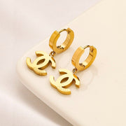 Xiaofeng Titanium Double C Earrings