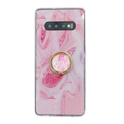 Gold Leaf Marble Bracket Soft Phone Case