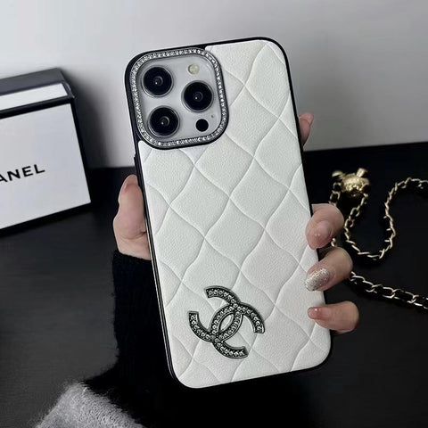 Luxury soft leather phone case for iphone