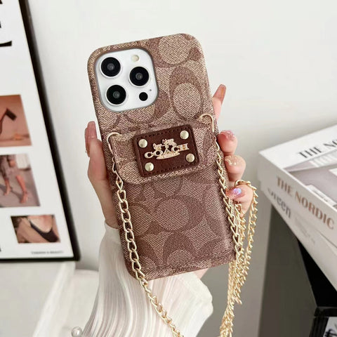 Card insertion bag crossbody phone case