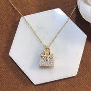 full diamond necklace collarbone chain