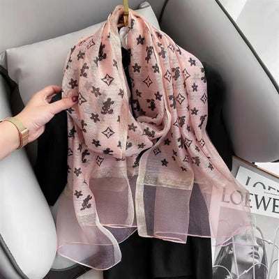 New Fashion Silk Wool Blended All-match Shawl Scarf