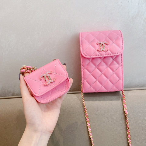 Fashion Phone bag and airpods case set