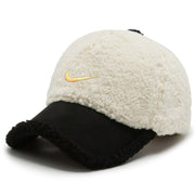 Lamb hair baseball cap