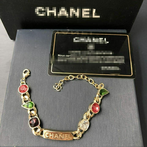 New fashion colored diamond bracelet