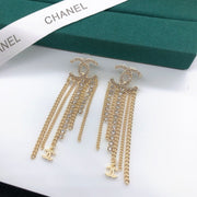 Gold Crystal Earrings