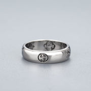 Silvery ring