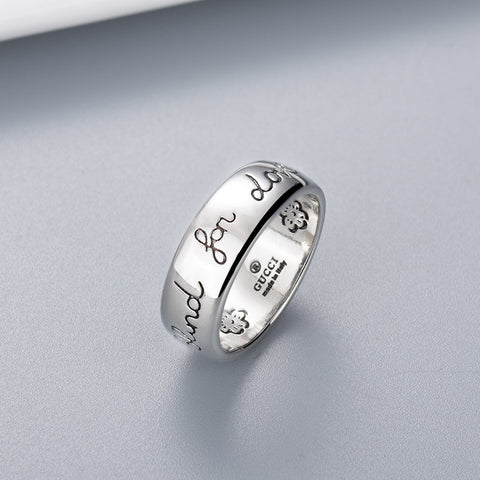 Silvery ring