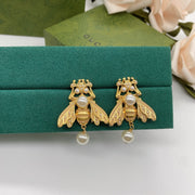 Bee gloden earrings