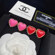 Heart delicate earrings