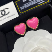 Heart delicate earrings