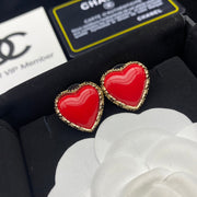 Heart delicate earrings