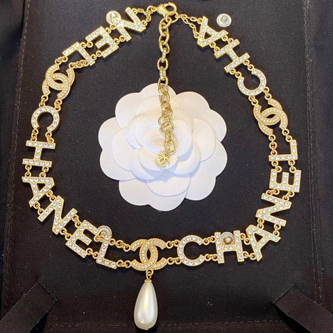 fashion alphabet necklace