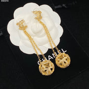 fashion golden earrings