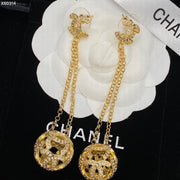 fashion golden earrings