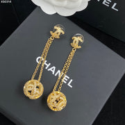 fashion golden earrings