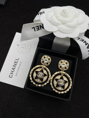 Crystal Gold earrings