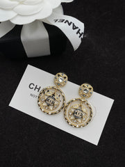 Crystal Gold earrings