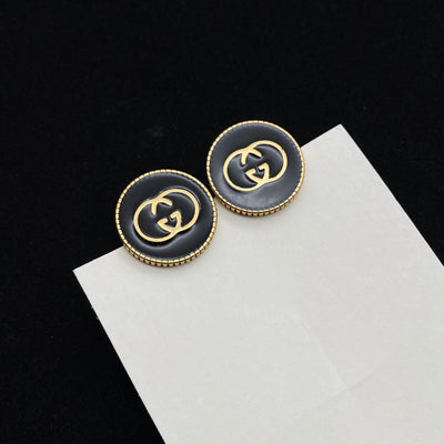 Black Small Earrings