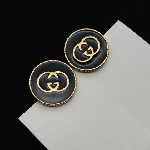 Black Small Earrings