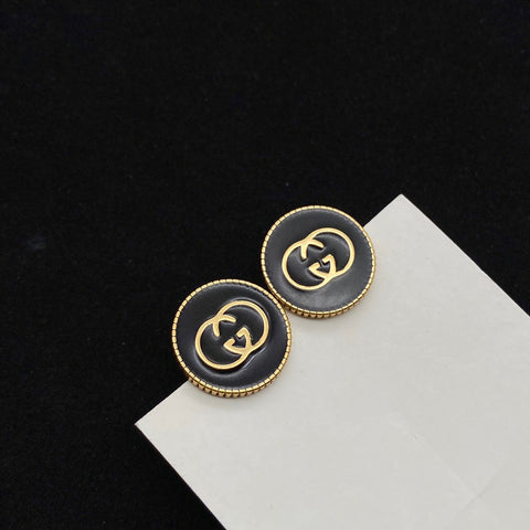 Black Small Earrings