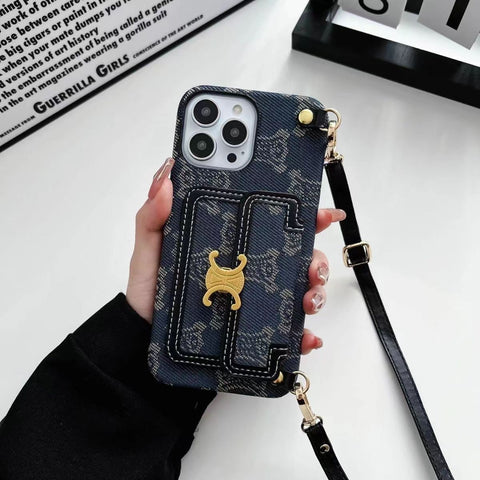 Luxury  Leather card  phone case for iphone