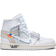 NIKE X OFFWHITE AIR JORDAN1 RETRO HIGH NRG WHITE (NEW) -