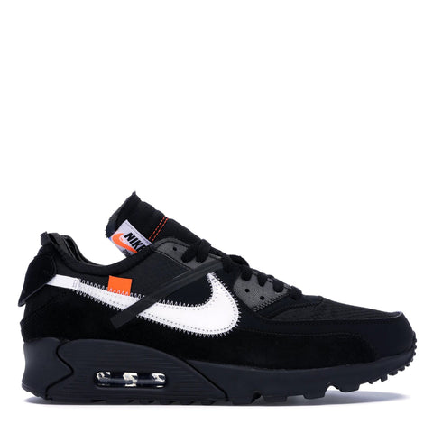 NIKE X OFF WHITE AIR MAX 90 BLACK (NEW) -