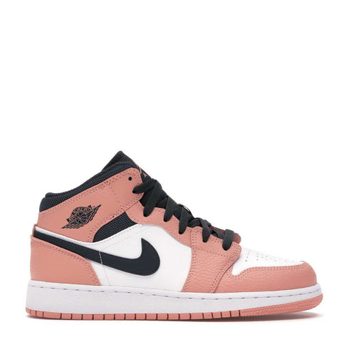 NIKE AIR JORDAN1 PINK QUARTZ MID GS (NEW)