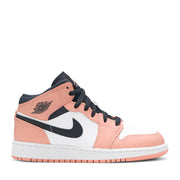 NIKE AIR JORDAN1 PINK QUARTZ MID GS (NEW)