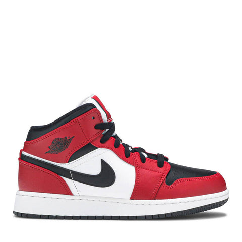 NIKE AIR JORDAN1 CHICAGO BLACK TOE MID GS (NEW)