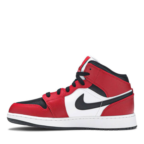 NIKE AIR JORDAN1 CHICAGO BLACK TOE MID GS (NEW)