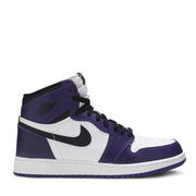 NIKE AIR JORDAN1 RETRO COURT PURPLE WHITE 2020 GS (NEW)