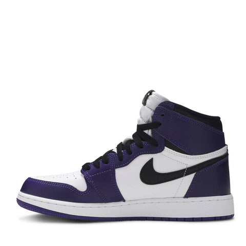 NIKE AIR JORDAN1 RETRO COURT PURPLE WHITE 2020 GS (NEW) -