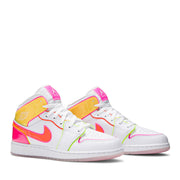 NIKE AIR JORDAN1 MID GS EDGE GLOW (NEW)