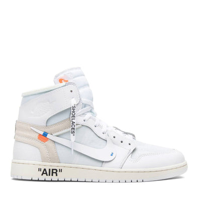 NIKE X OFFWHITE AIR JORDAN1 RETRO HIGH NRG WHITE (NEW) -