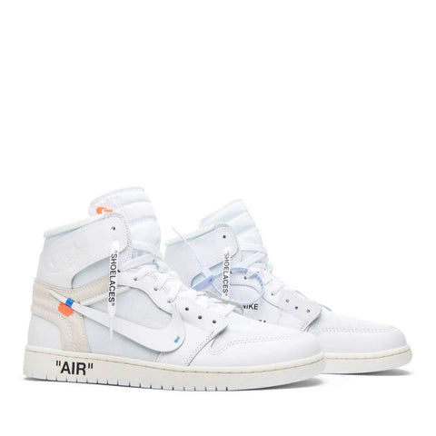 NIKE X OFFWHITE AIR JORDAN1 RETRO HIGH NRG WHITE (NEW) -