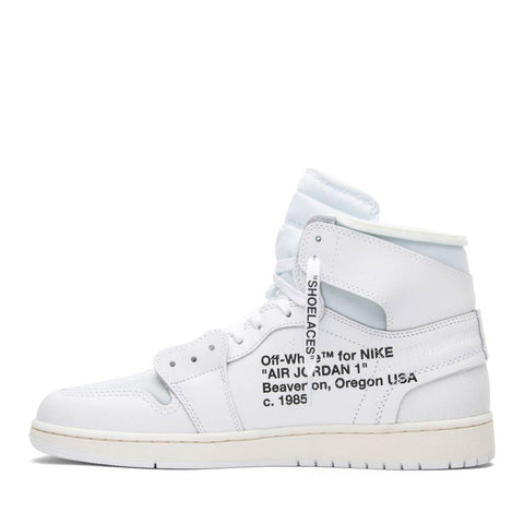 NIKE X OFFWHITE AIR JORDAN1 RETRO HIGH NRG WHITE (NEW) -