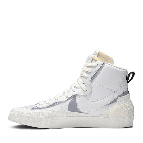 NIKE X SACAI MID BLAZER WHITE WOLF GREY (NEW)