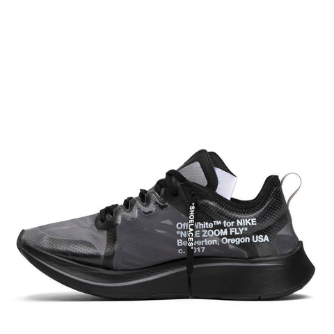 NIKE X OFF WHITE ZOOM FLY 2018 BLACK (NEW)