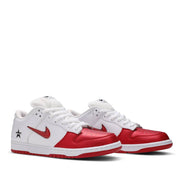 NIKE X SUPREME SB DUNK LOW JEWEL SWOOSH RED (NEW) - -